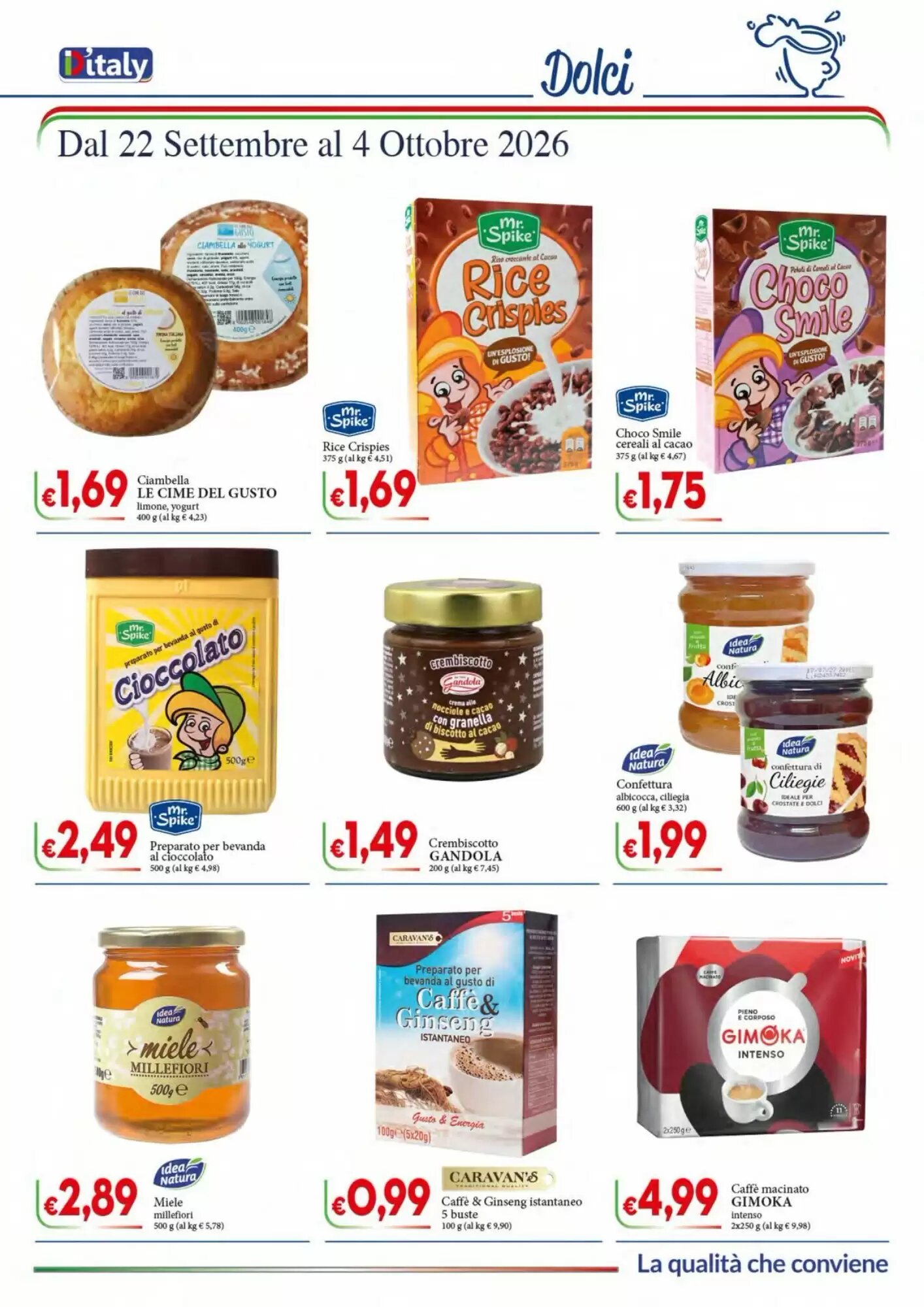 Volantino promozionale D'Italy  valide dal 22/09/2026 - Pagina 7.