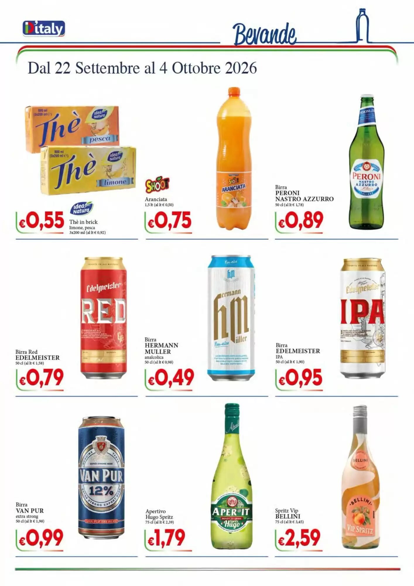 Volantino promozionale D'Italy  valide dal 22/09/2026 - Pagina 8.
