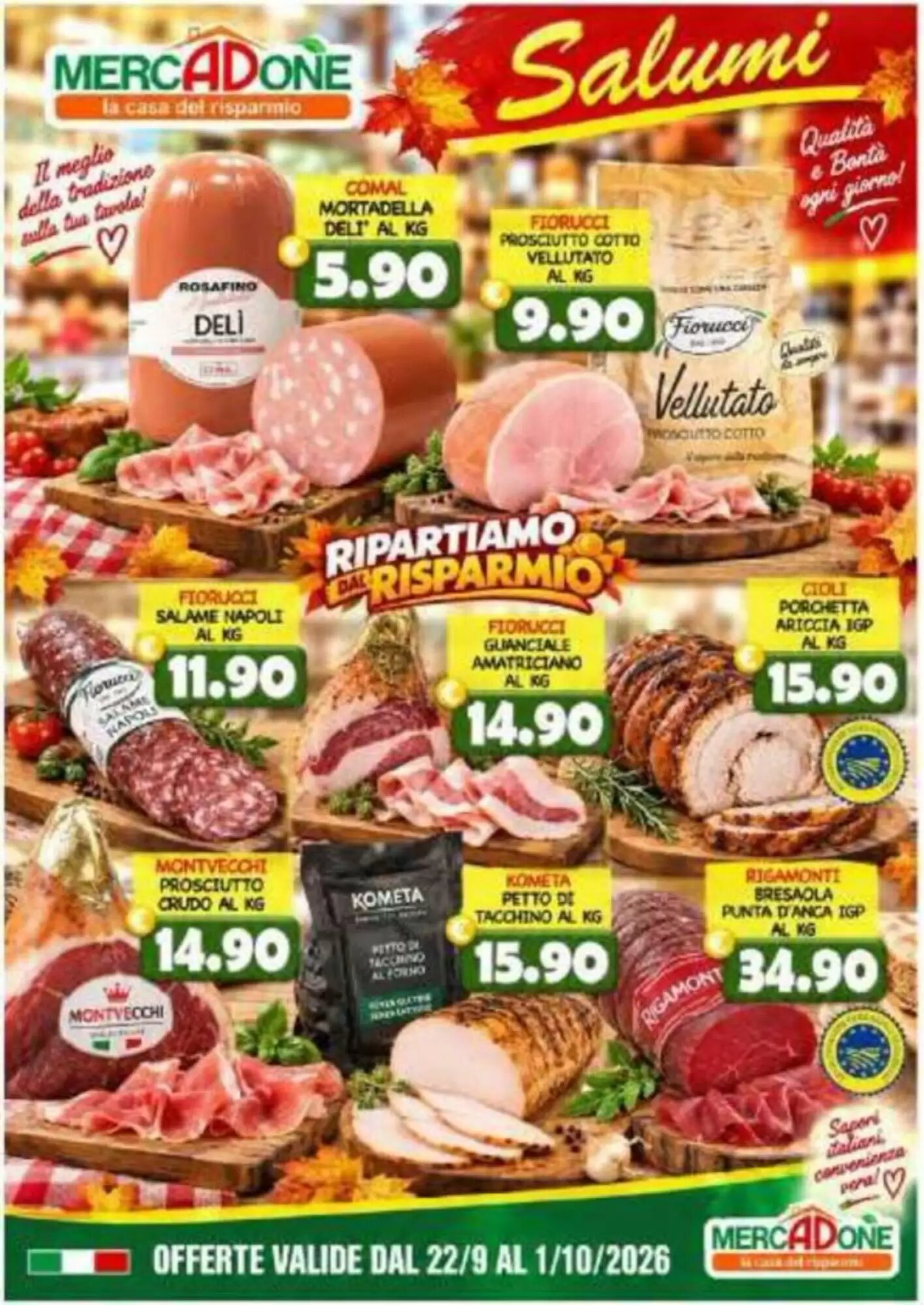 Volantino promozionale MercADone  valide dal 22/09/2026 - Pagina 10.