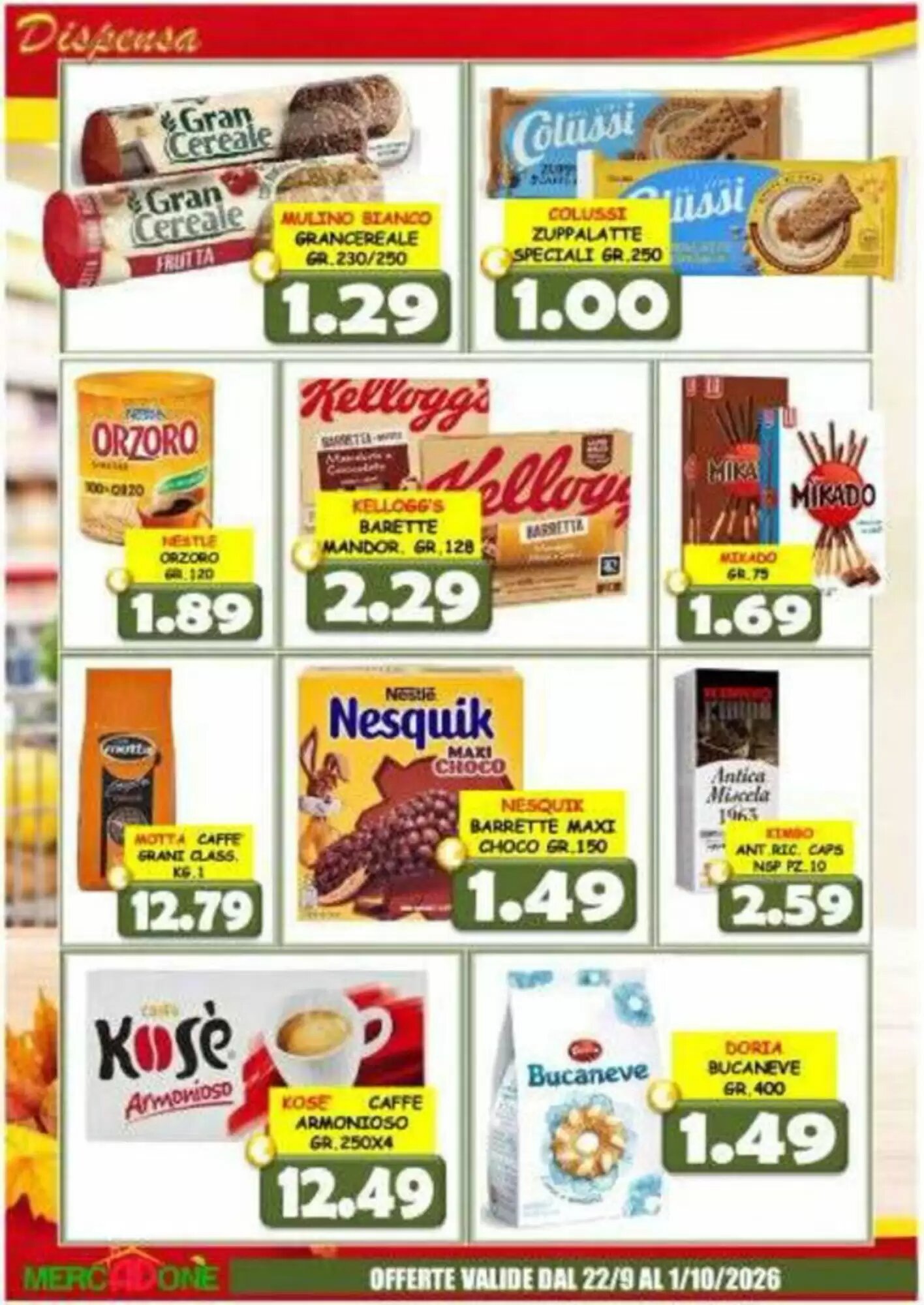 Volantino promozionale MercADone  valide dal 22/09/2026 - Pagina 16.