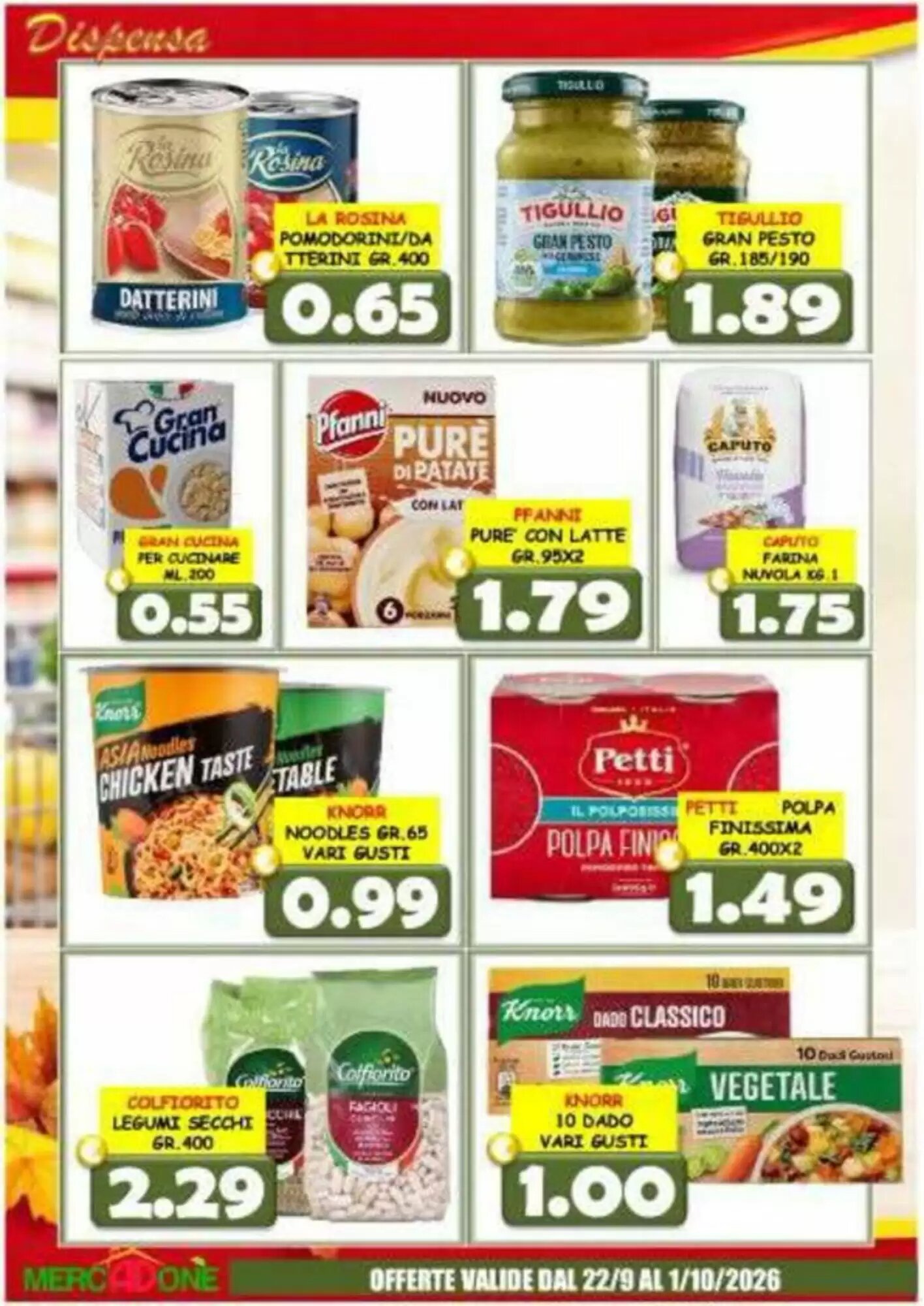 Volantino promozionale MercADone  valide dal 22/09/2026 - Pagina 18.