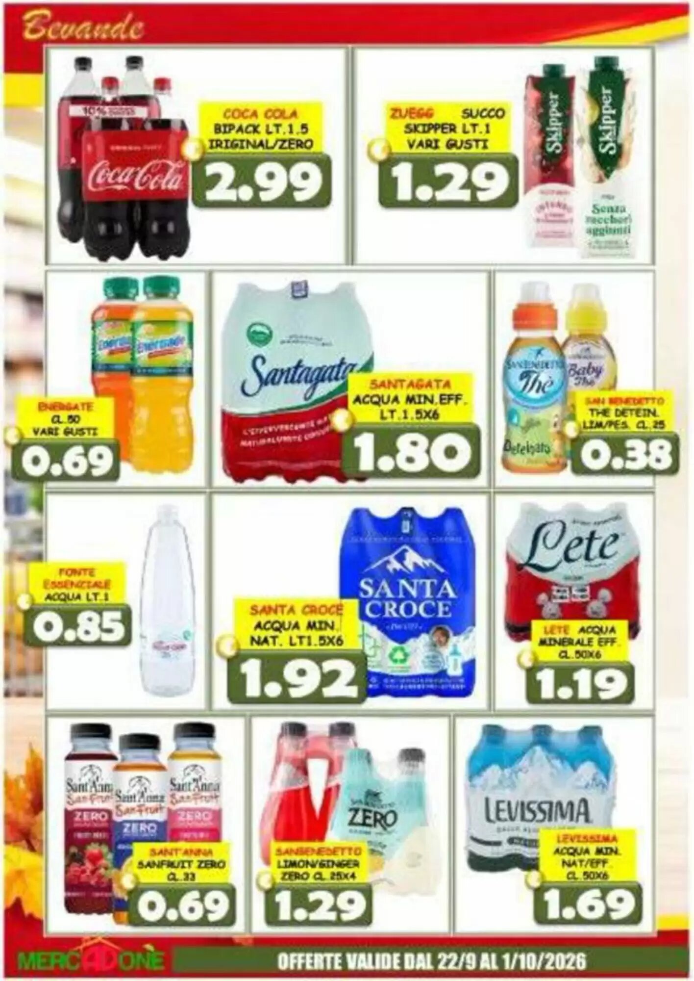 Volantino promozionale MercADone  valide dal 22/09/2026 - Pagina 24.