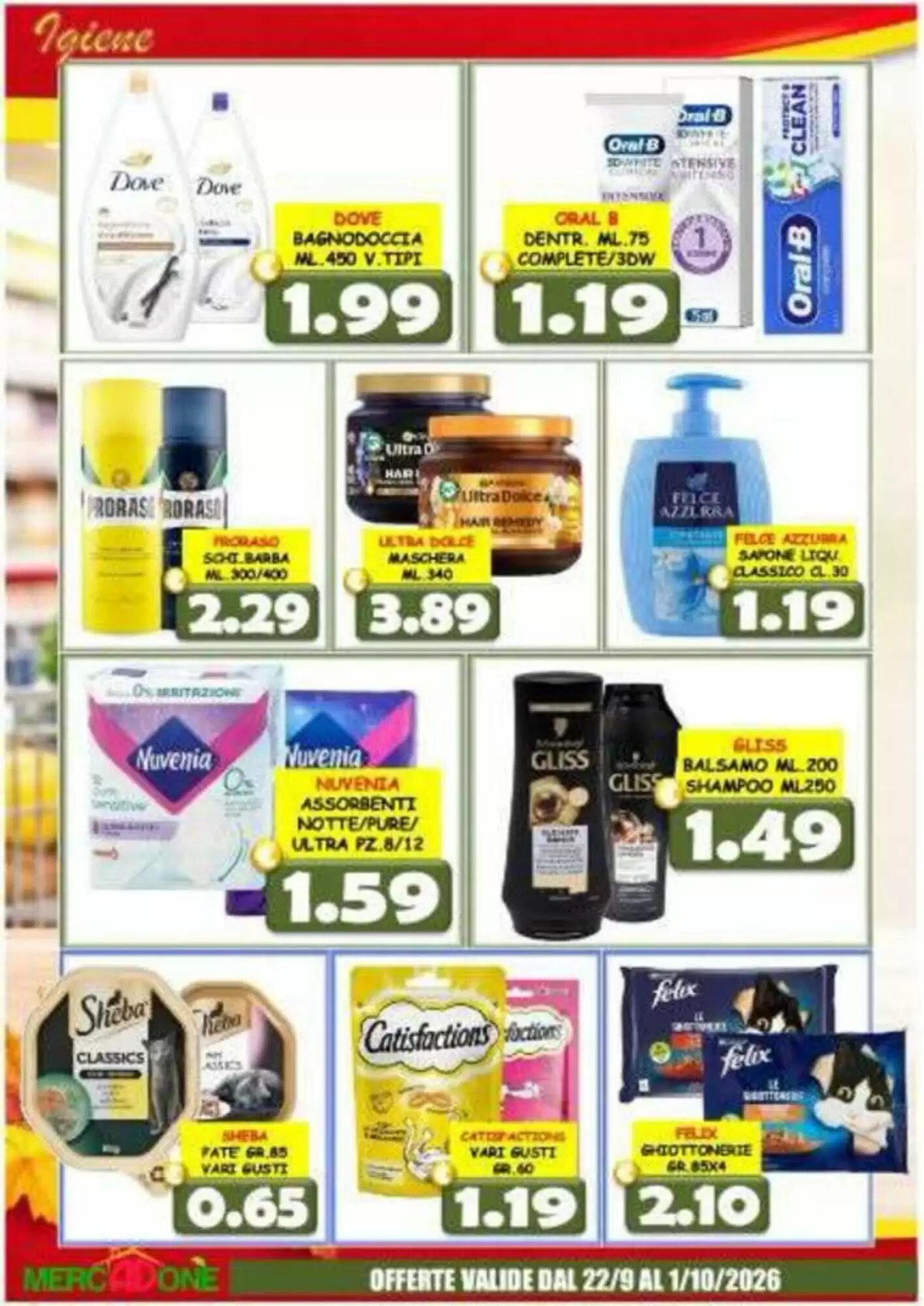 Volantino promozionale MercADone  valide dal 22/09/2026 - Pagina 26.