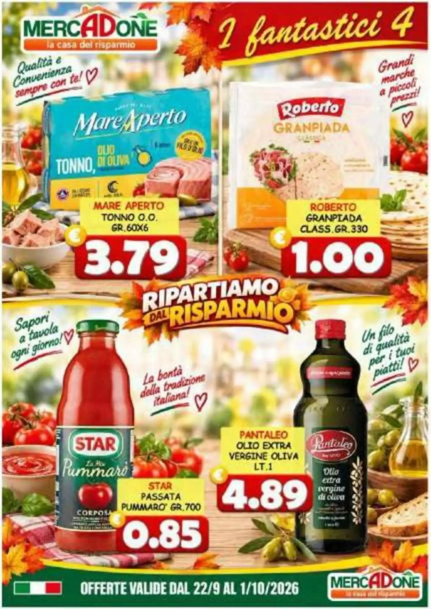 Volantino promozionale MercADone  valide dal 22/09/2026 - Pagina 6.