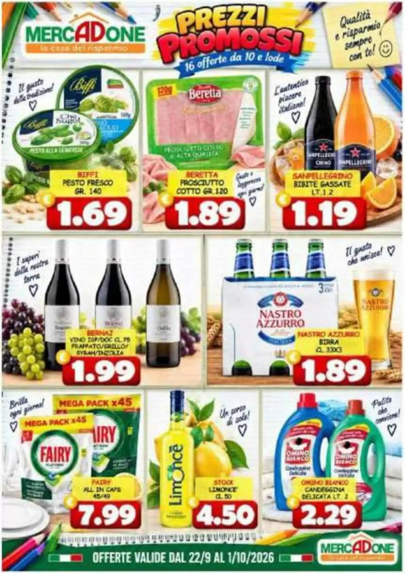 Volantino promozionale MercADone  valide dal 22/09/2026 - Pagina 9.