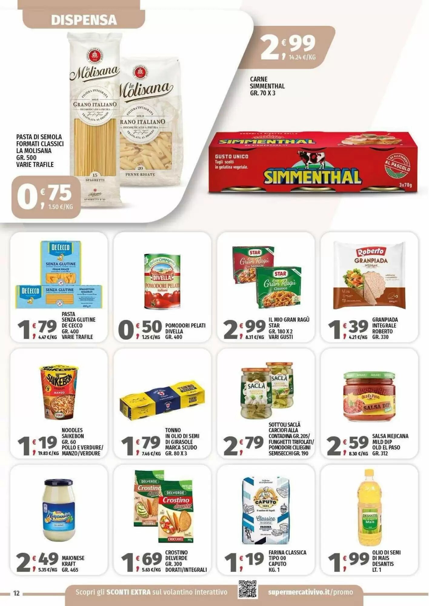 Volantino promozionale Vivo Supermercati  valide dal 22/09/2026 - Pagina 12.