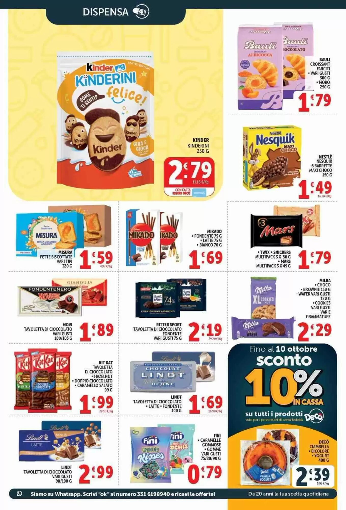 Volantino promozionale Deco Supermercati  valide dal 22/09/2026 - Pagina 19.