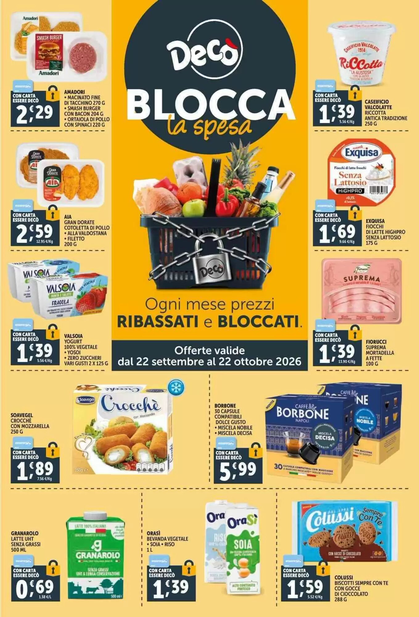 Volantino promozionale Deco Supermercati  valide dal 22/09/2026 - Pagina 40.