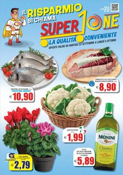 Volantino promozionale SuperOne  valide dal 22/09/2026