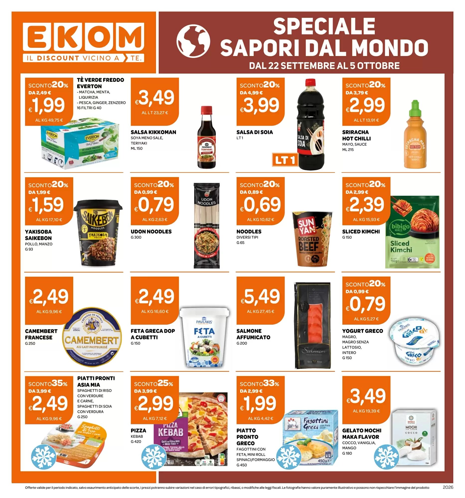 Volantino promozionale Ekom  valide dal 22/09/2026 - Pagina 16.