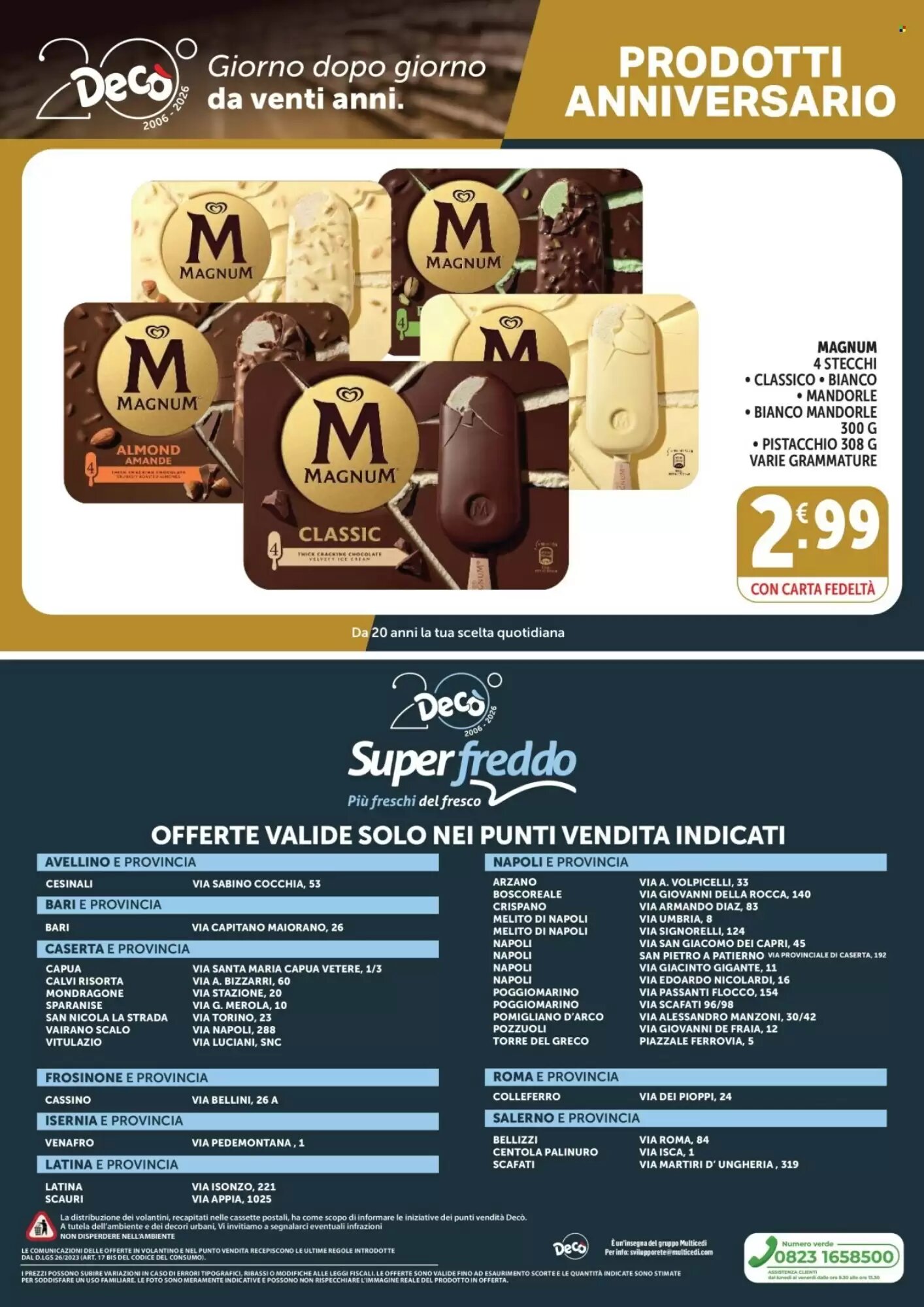 Volantino promozionale Deco Superfreddo  valide dal 22/09/2026 - Pagina 12.