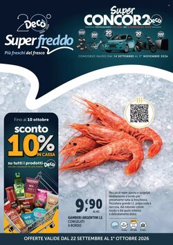 Volantino promozionale Deco Superfreddo  valide dal 22/09/2026