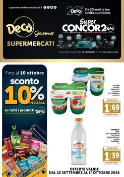 Volantino promozionale Gourmet Déco  valide dal 22/09/2026