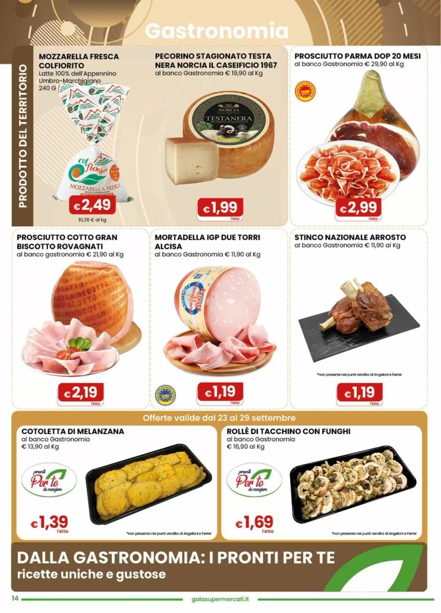Volantino promozionale Gala Supermercati  valide dal 23/09/2026 - Pagina 14.