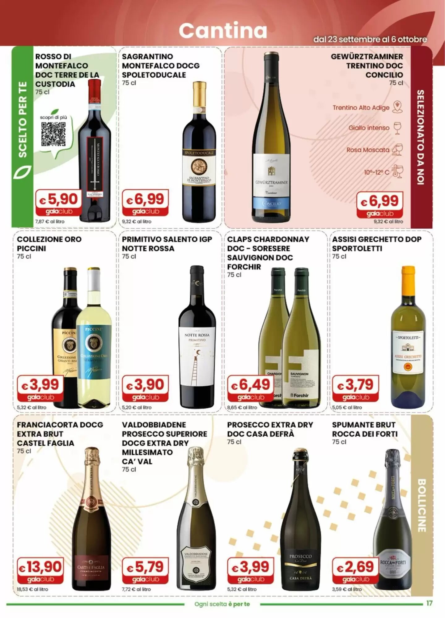 Volantino promozionale Gala Supermercati  valide dal 23/09/2026 - Pagina 17.