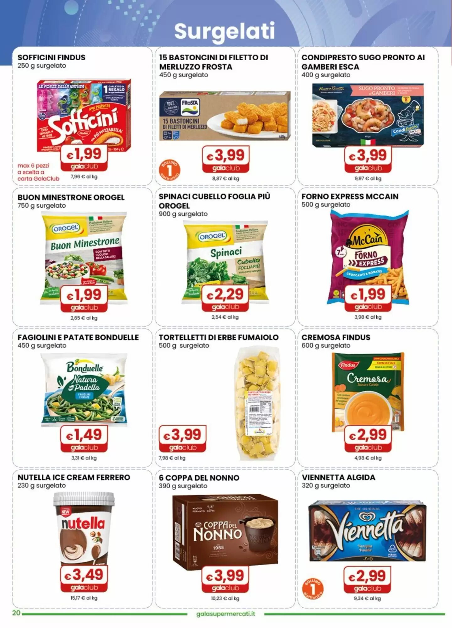 Volantino promozionale Gala Supermercati  valide dal 23/09/2026 - Pagina 20.