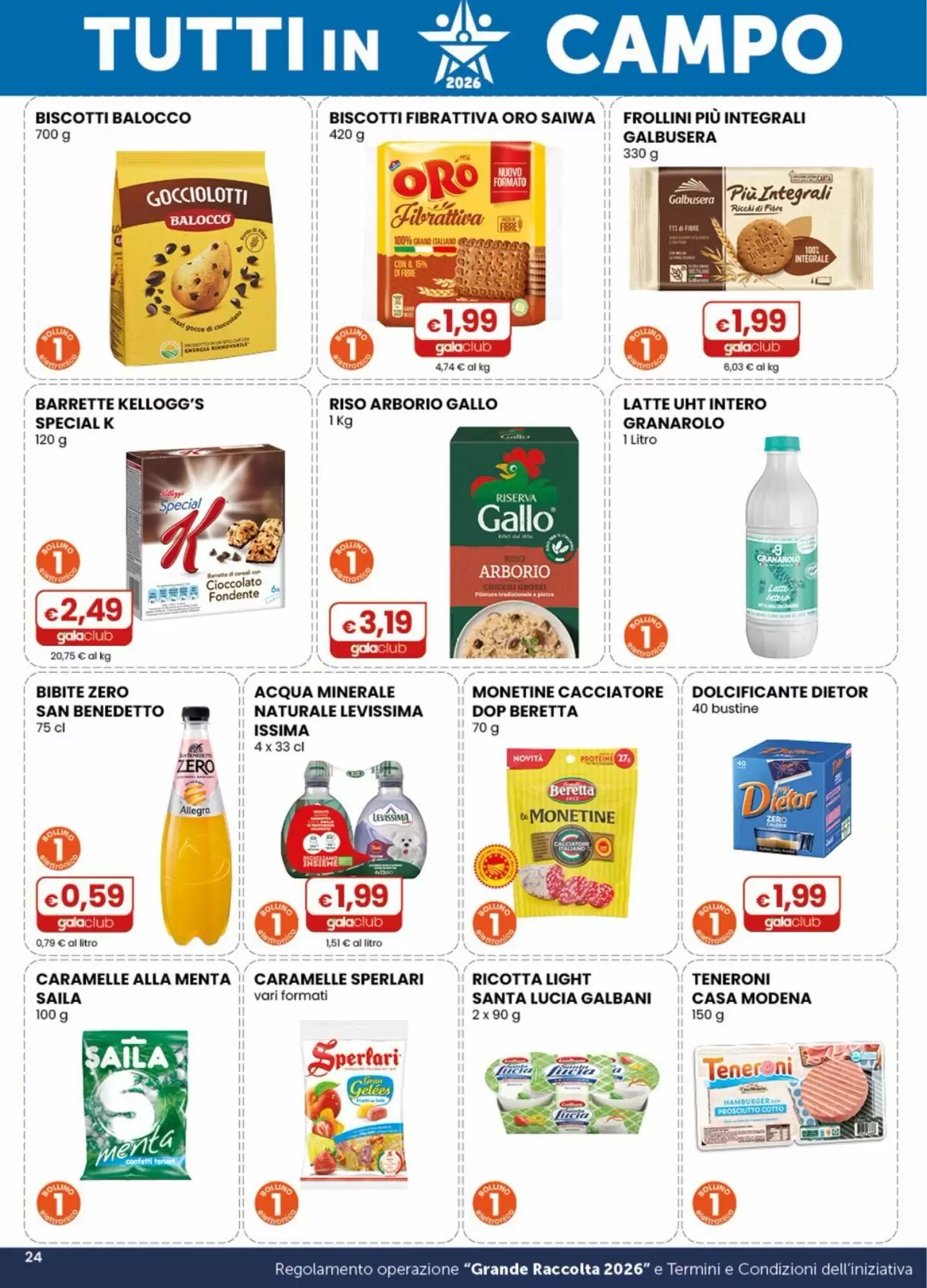 Volantino promozionale Gala Supermercati  valide dal 23/09/2026 - Pagina 24.