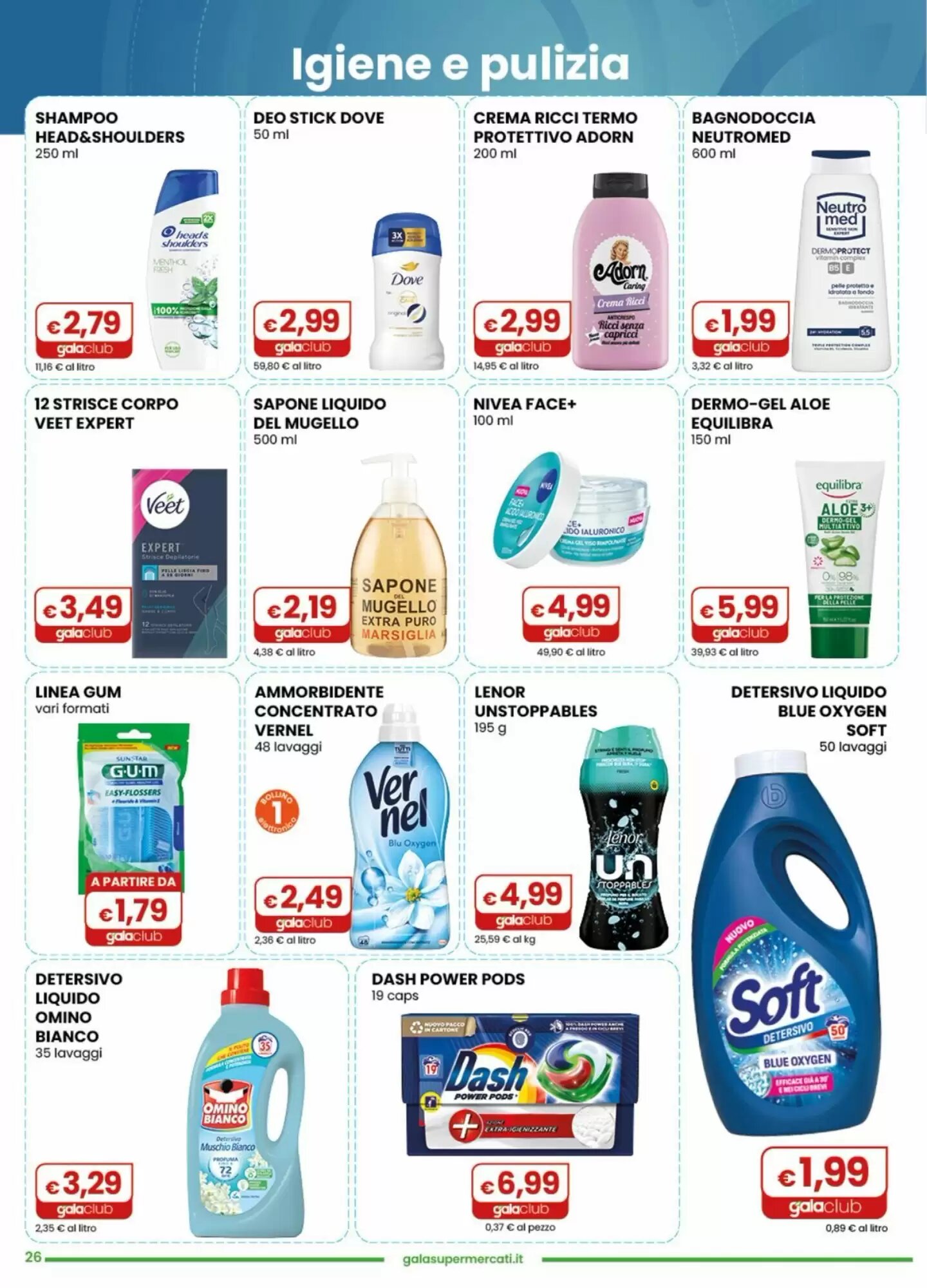 Volantino promozionale Gala Supermercati  valide dal 23/09/2026 - Pagina 26.