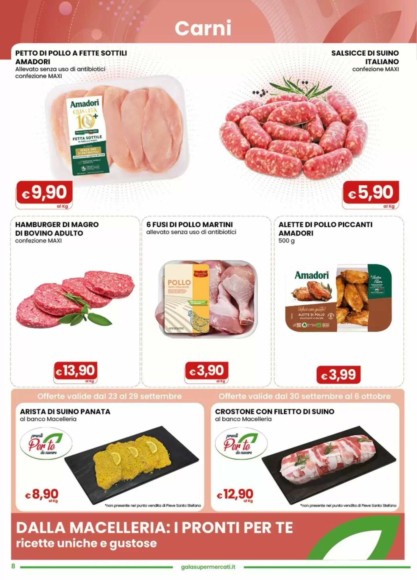 Volantino promozionale Gala Supermercati  valide dal 23/09/2026 - Pagina 8.