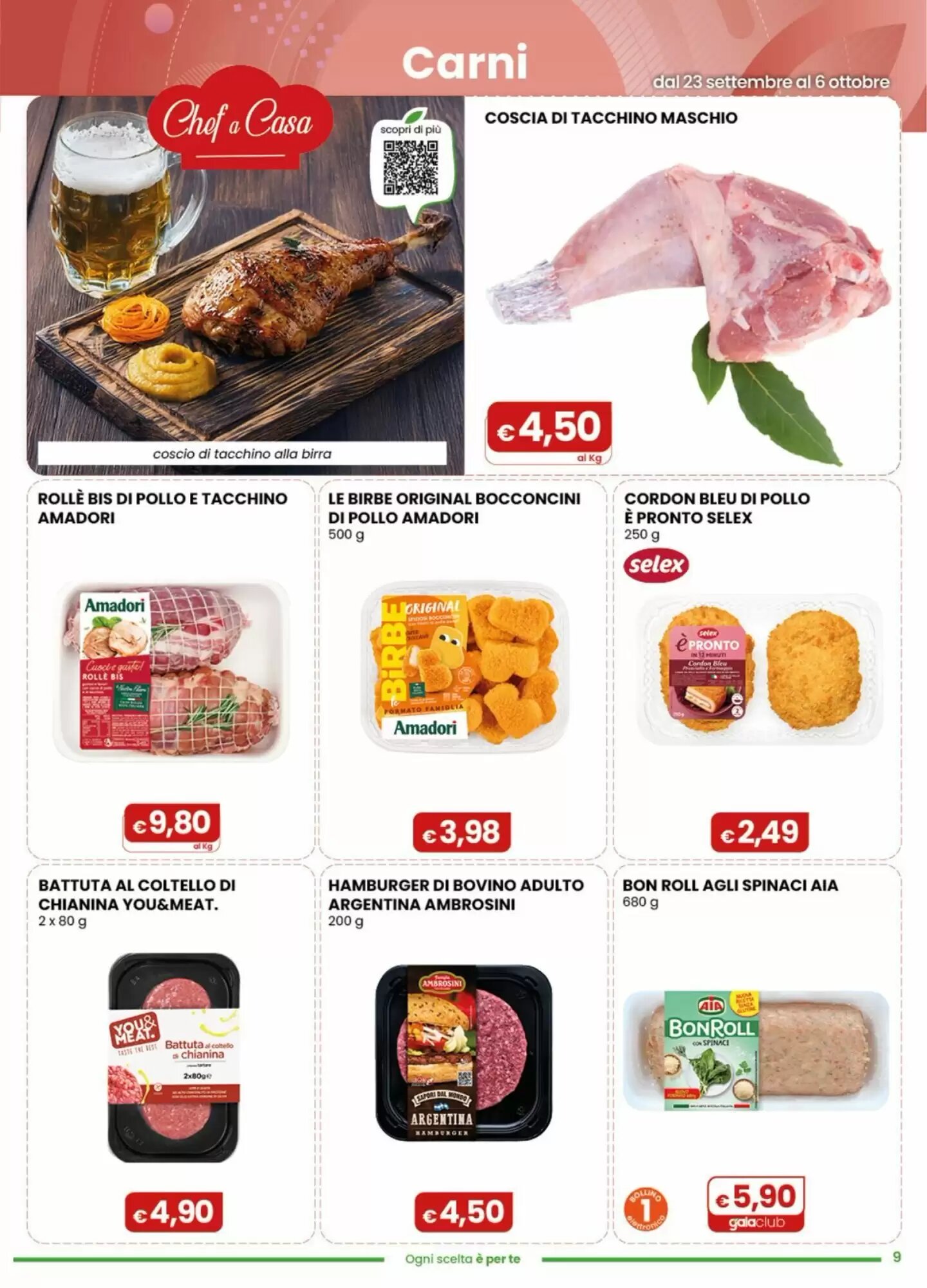 Volantino promozionale Gala Supermercati  valide dal 23/09/2026 - Pagina 9.