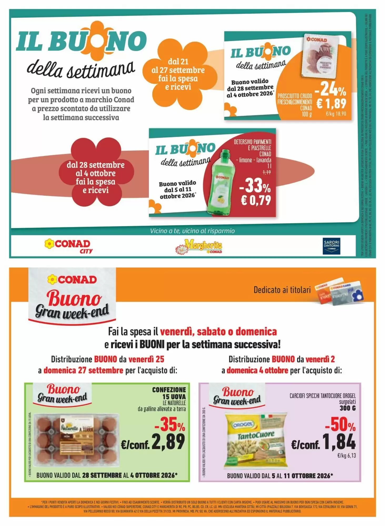 Volantino promozionale Conad Margherita  valide dal 23/09/2026 - Pagina 15.