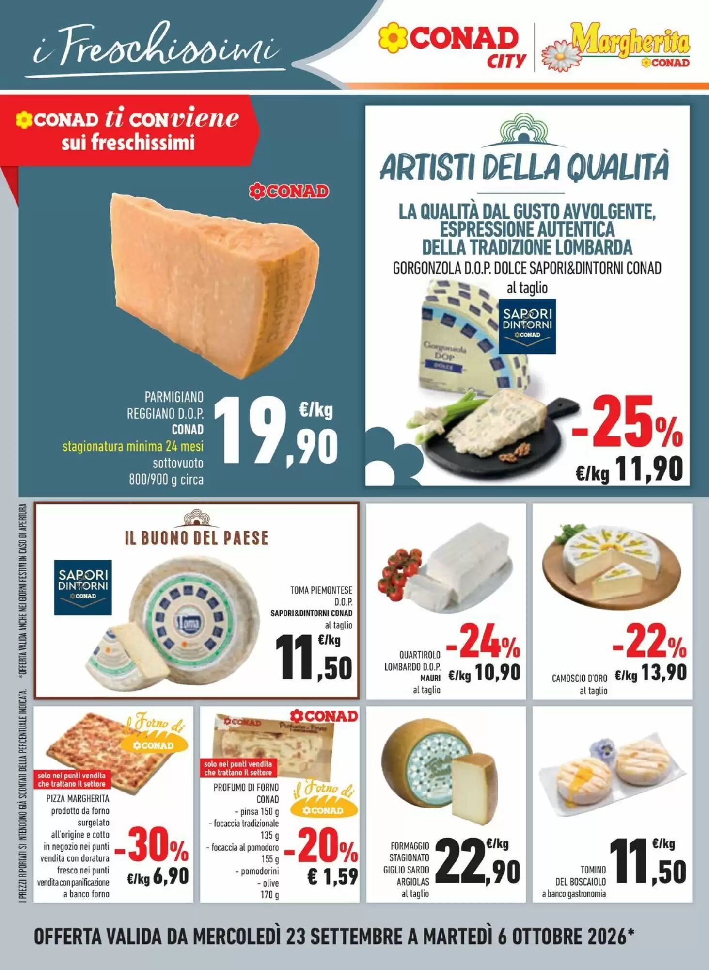 Volantino promozionale Conad Margherita  valide dal 23/09/2026 - Pagina 16.