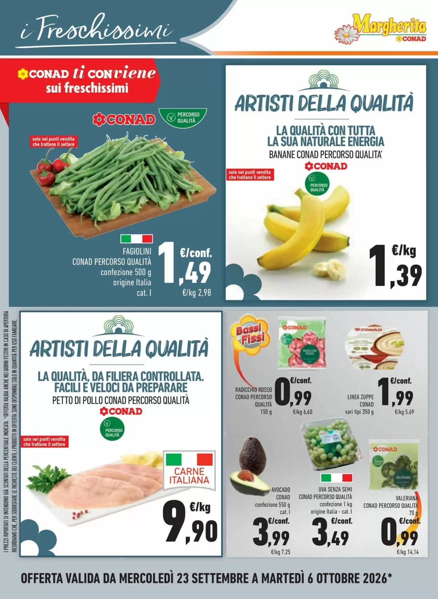 Volantino promozionale Conad Margherita  valide dal 23/09/2026 - Pagina 18.