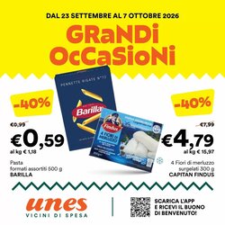 Volantino promozionale Unes  valide dal 23/09/2026