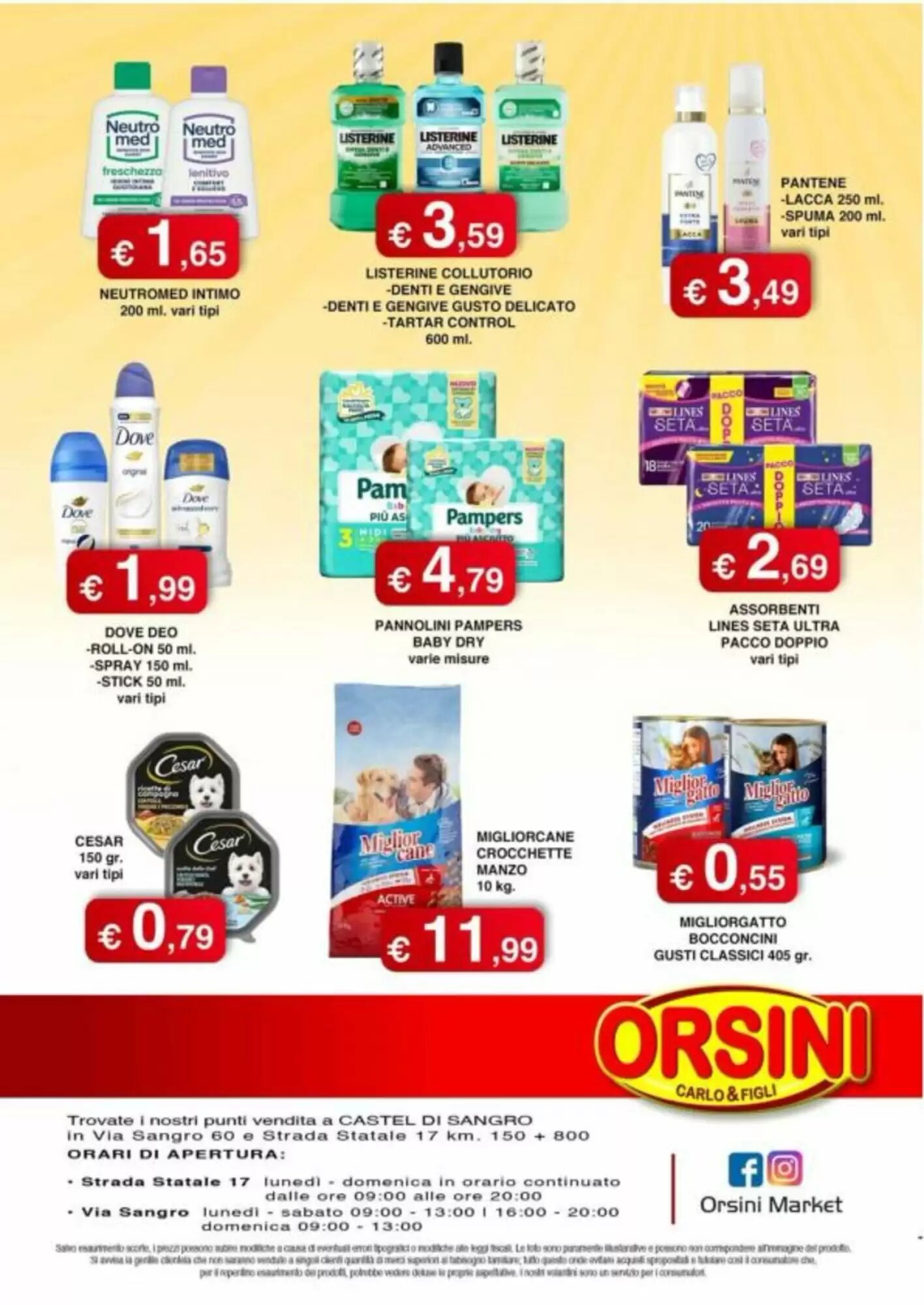 Volantino promozionale Orsini Market  valide dal 23/09/2026 - Pagina 12.