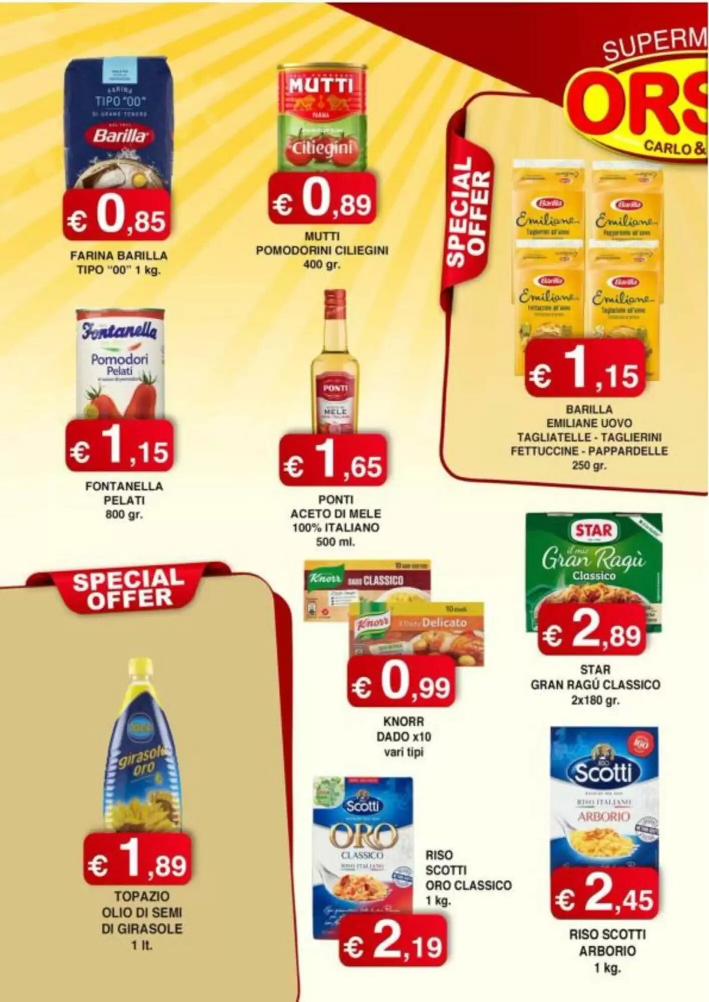 Volantino promozionale Orsini Market  valide dal 23/09/2026 - Pagina 7.