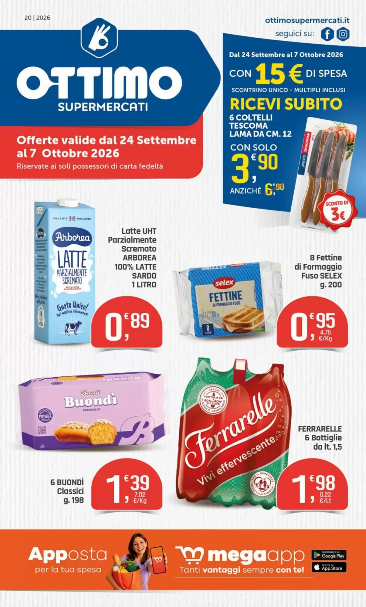 Volantino promozionale Ottimo Market valide dal 23/09/2026 - Pagina 1.