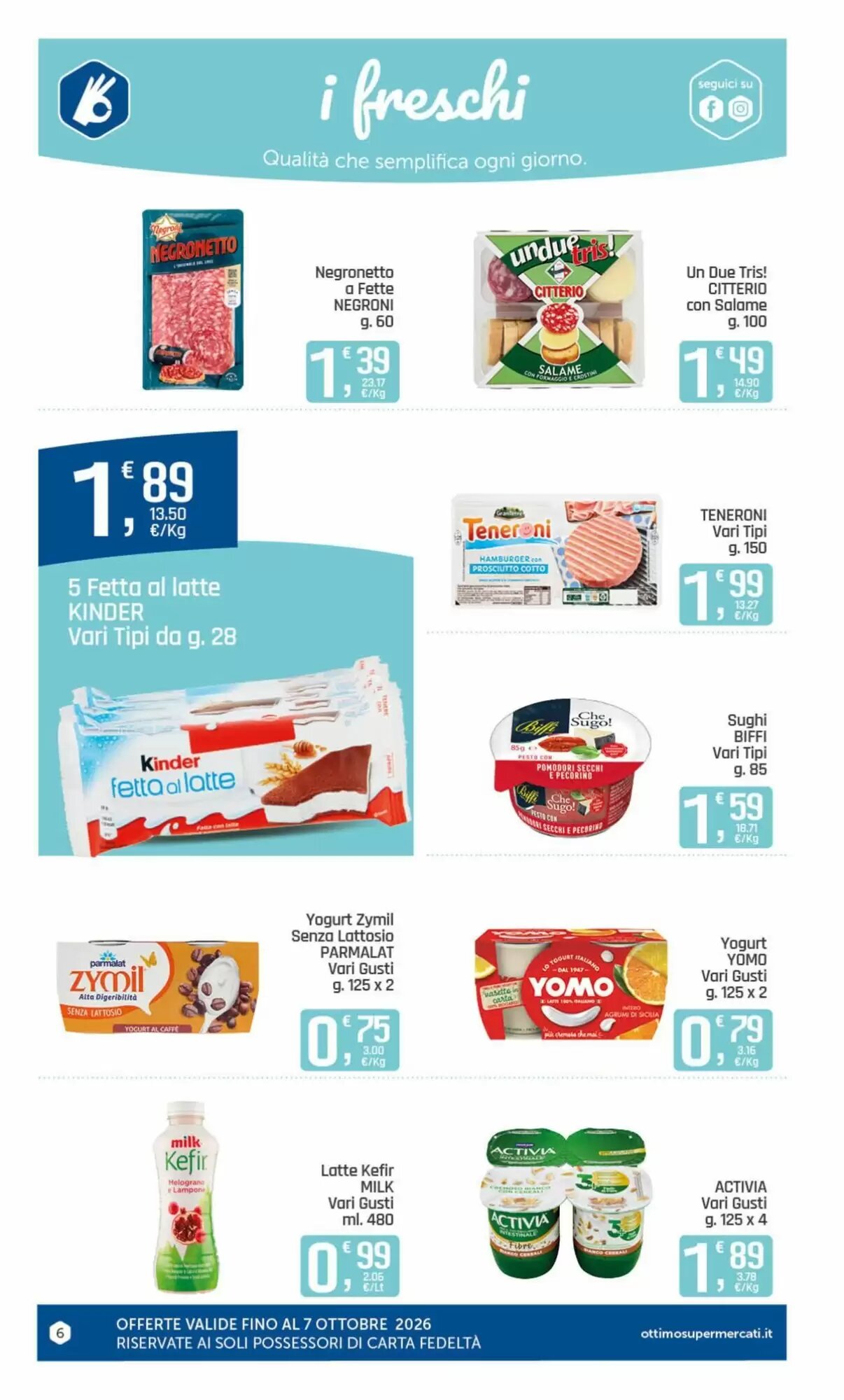 Volantino promozionale Ottimo Market  valide dal 23/09/2026 - Pagina 6.