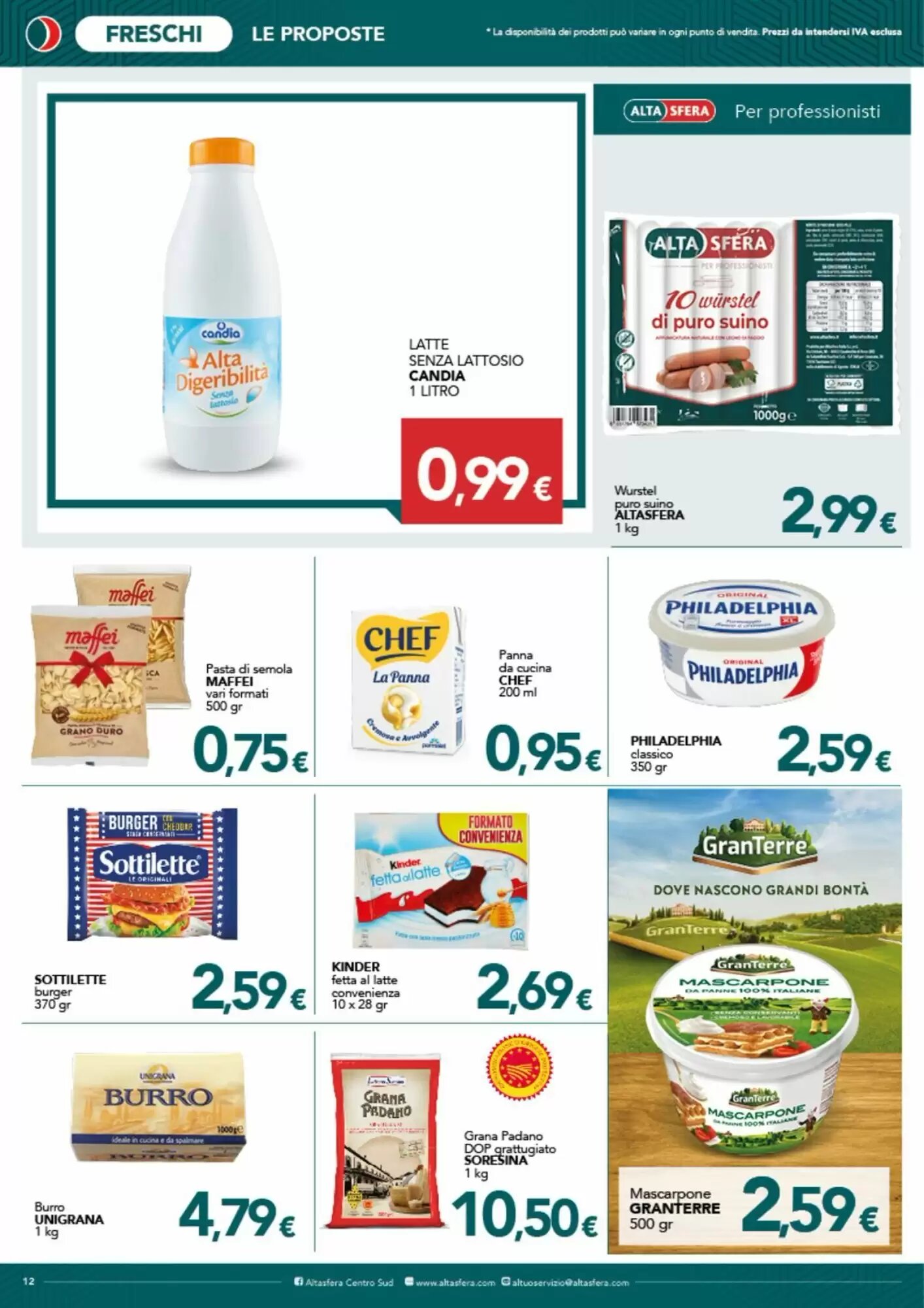 Volantino promozionale Altasfera  valide dal 23/09/2026 - Pagina 12.