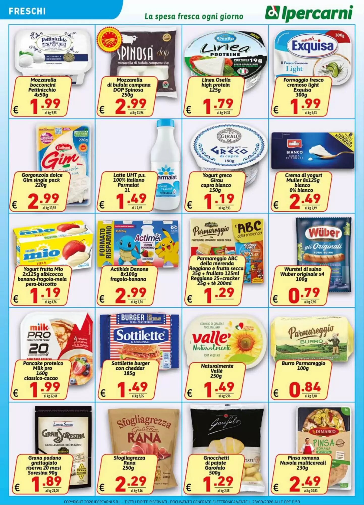 Volantino promozionale Ipercarni  valide dal 23/09/2026 - Pagina 10.