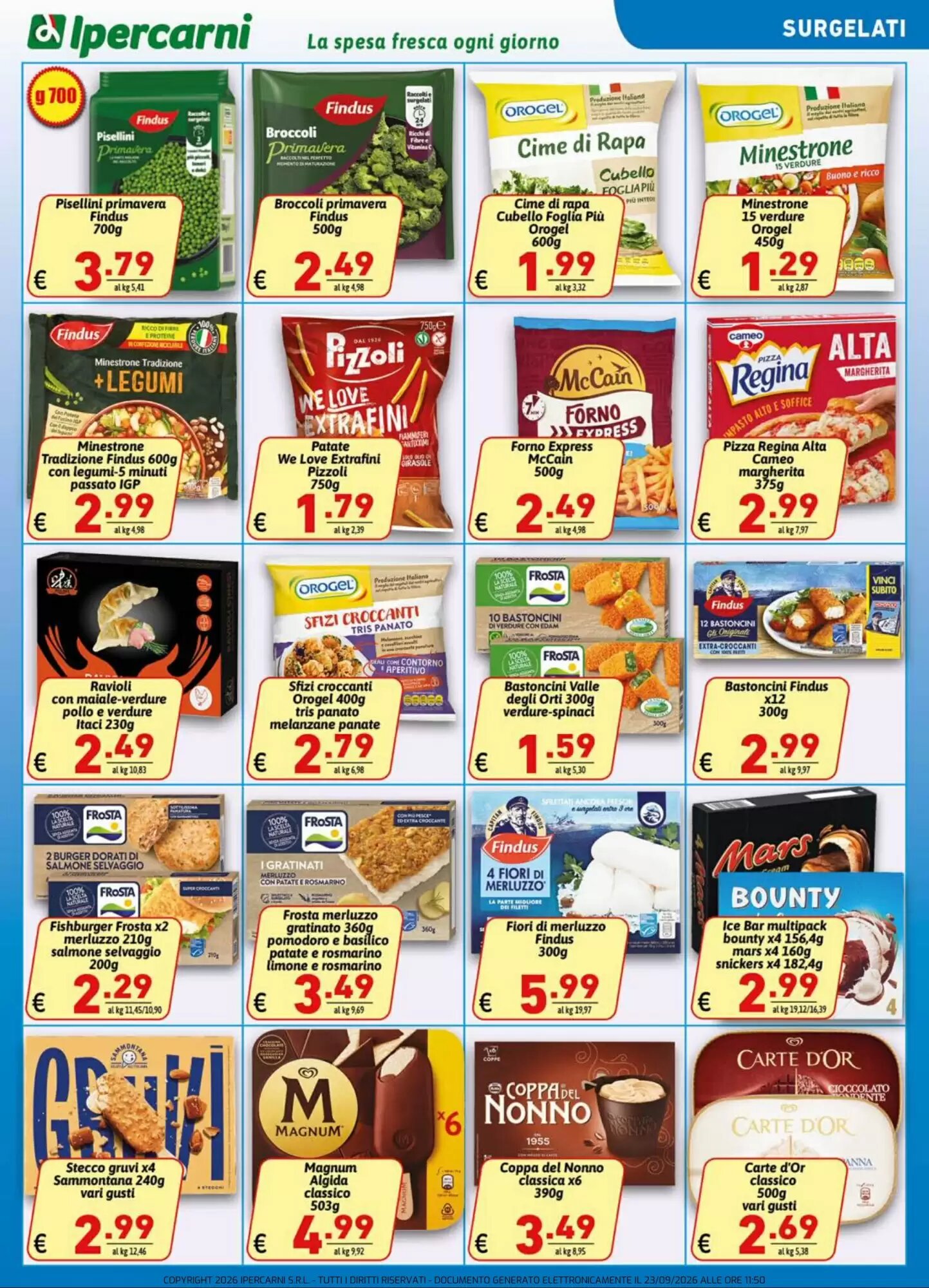 Volantino promozionale Ipercarni  valide dal 23/09/2026 - Pagina 11.