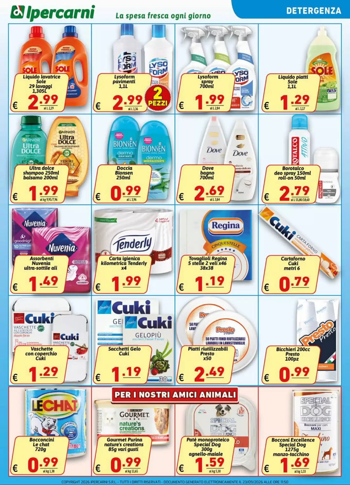 Volantino promozionale Ipercarni  valide dal 23/09/2026 - Pagina 15.