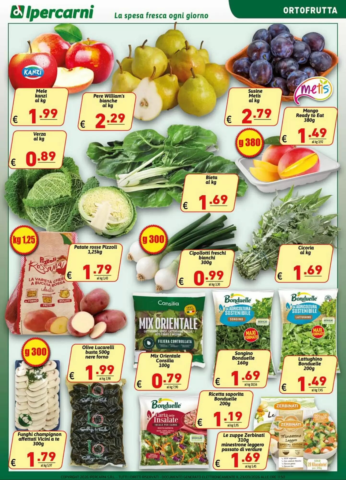 Volantino promozionale Ipercarni  valide dal 23/09/2026 - Pagina 5.