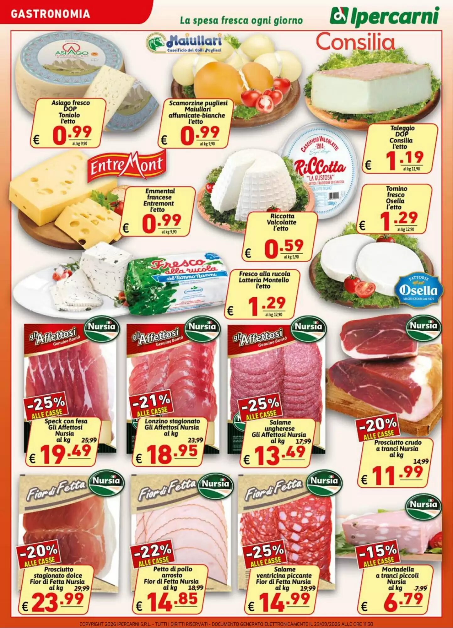 Volantino promozionale Ipercarni  valide dal 23/09/2026 - Pagina 6.