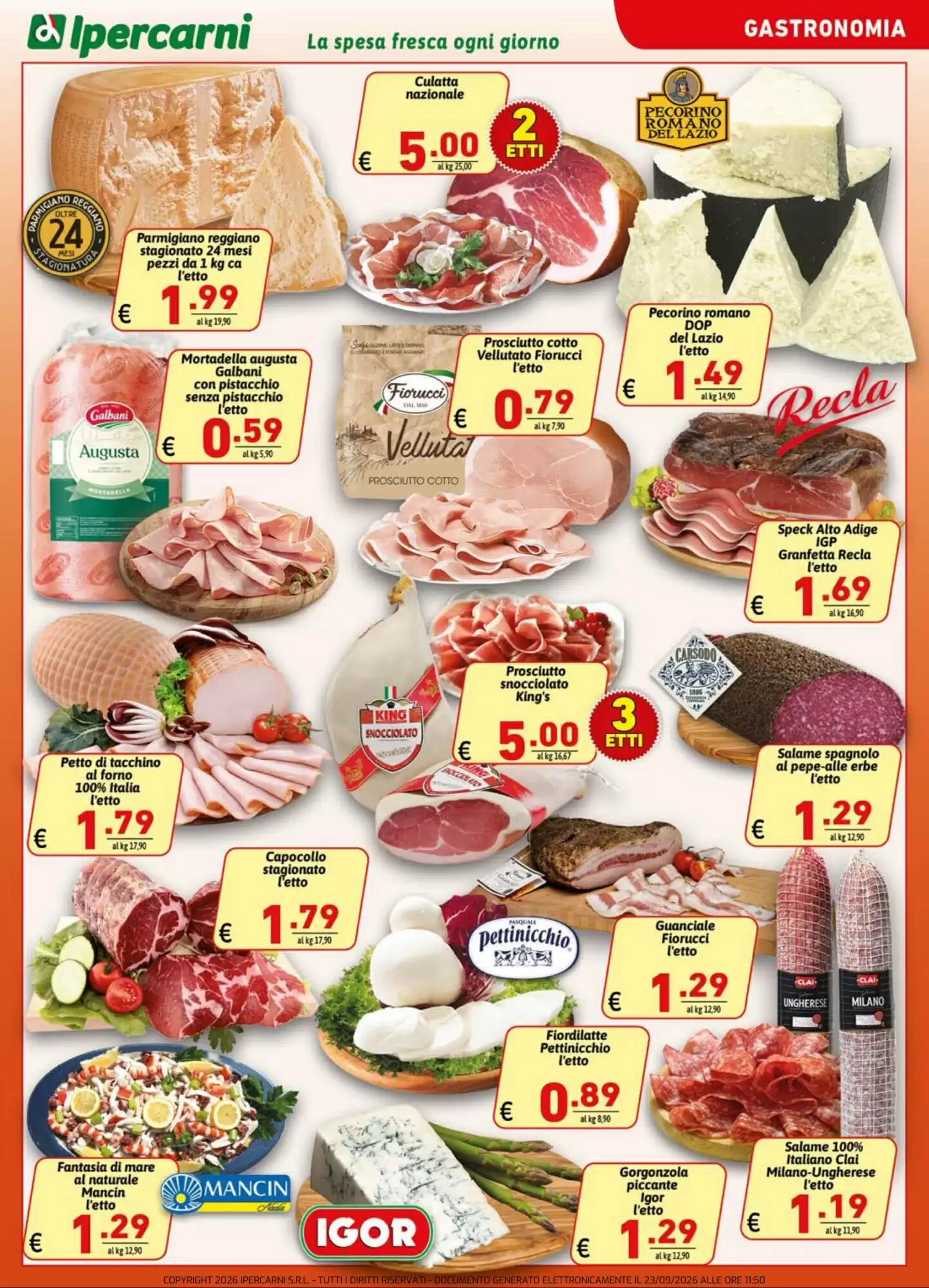 Volantino promozionale Ipercarni  valide dal 23/09/2026 - Pagina 7.