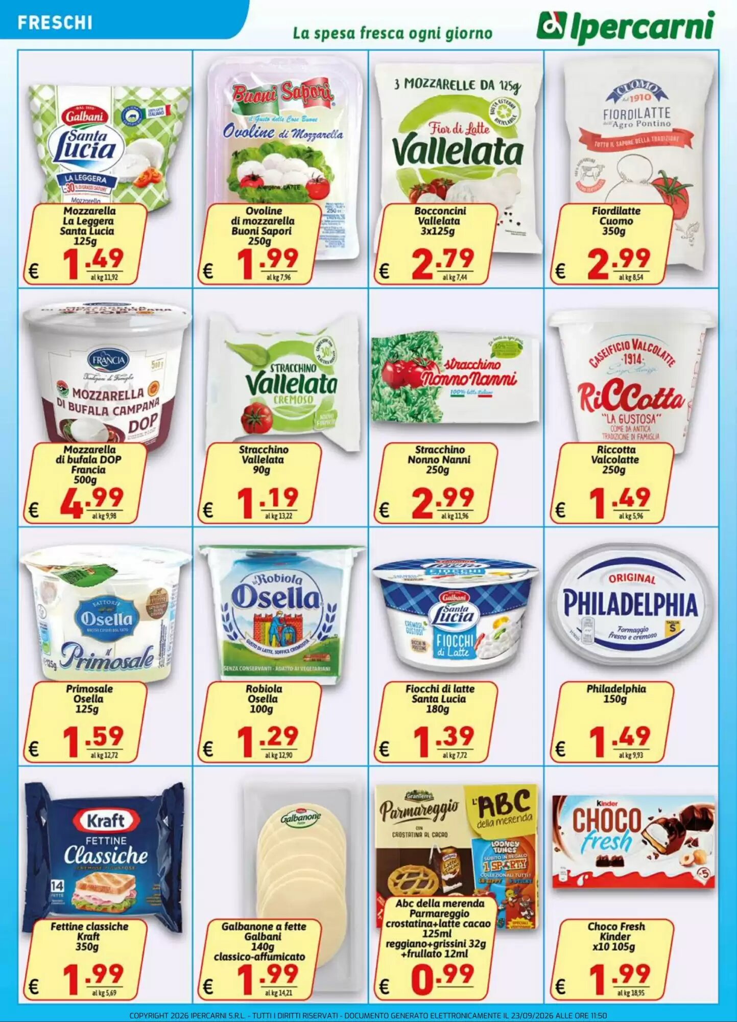 Volantino promozionale Ipercarni  valide dal 23/09/2026 - Pagina 8.