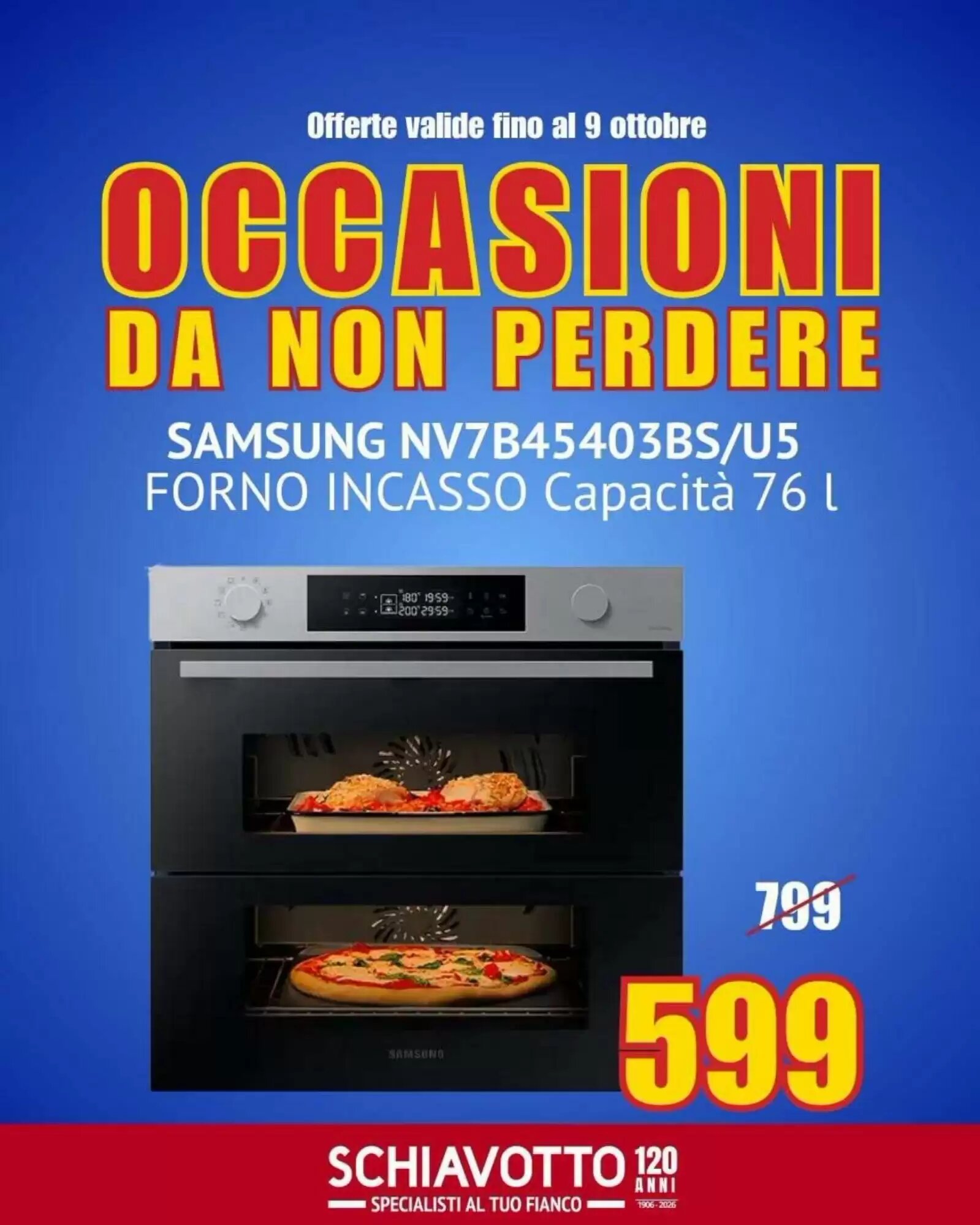 Volantino promozionale Schiavotto valide dal 23/09/2026 - Pagina 1.