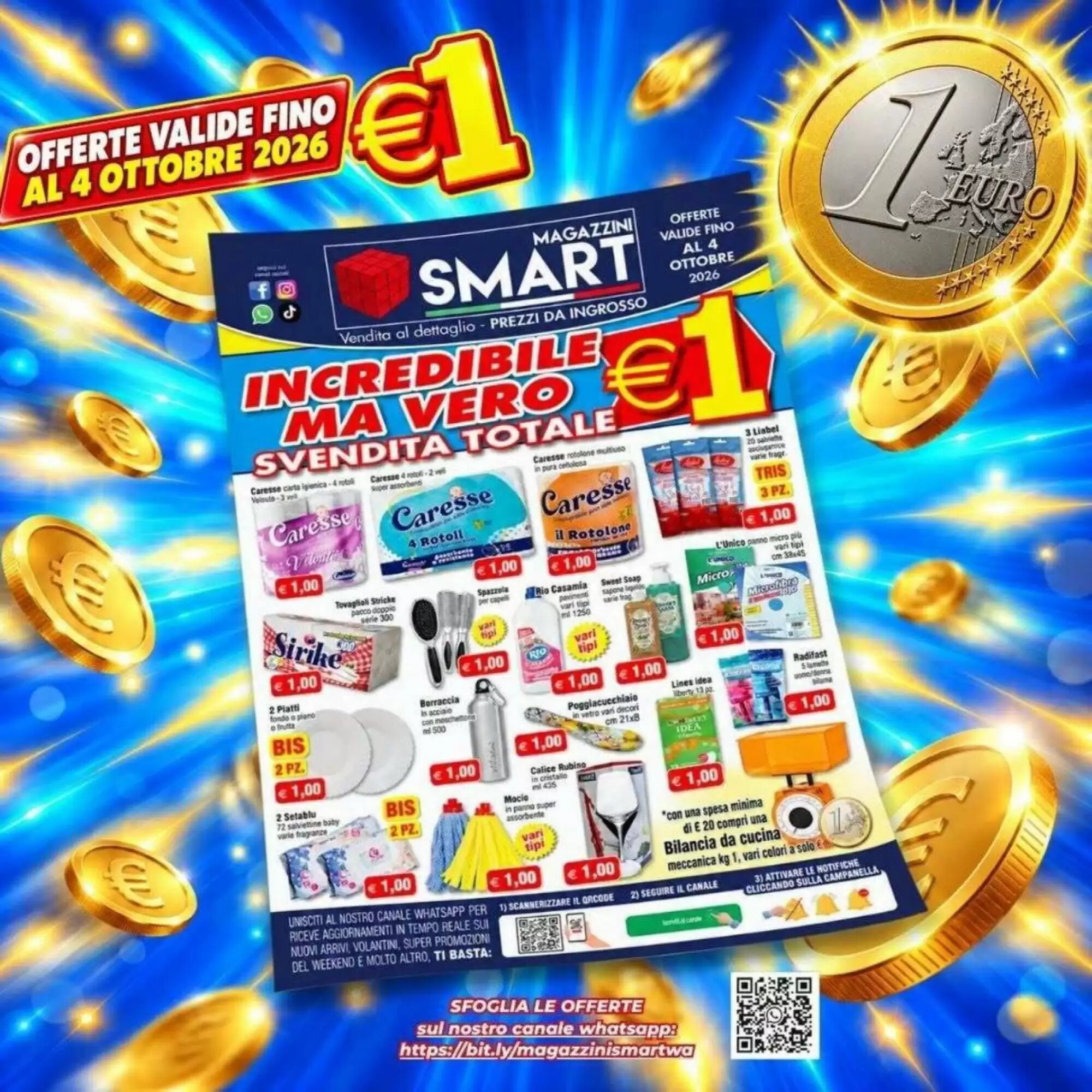 Volantino promozionale Magazzini Smart  valide dal 23/09/2026 - Pagina 1.