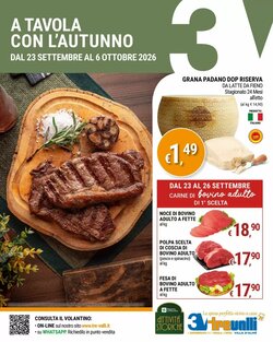 Volantino promozionale Tre Valli Supermercato  valide dal 23/09/2026