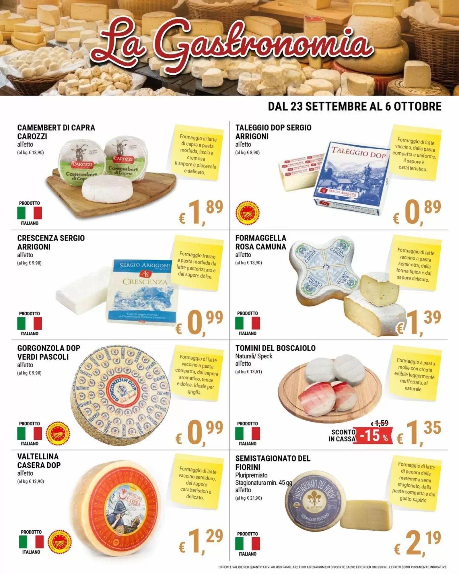 Volantino promozionale Tre Valli Supermercato  valide dal 23/09/2026 - Pagina 5.