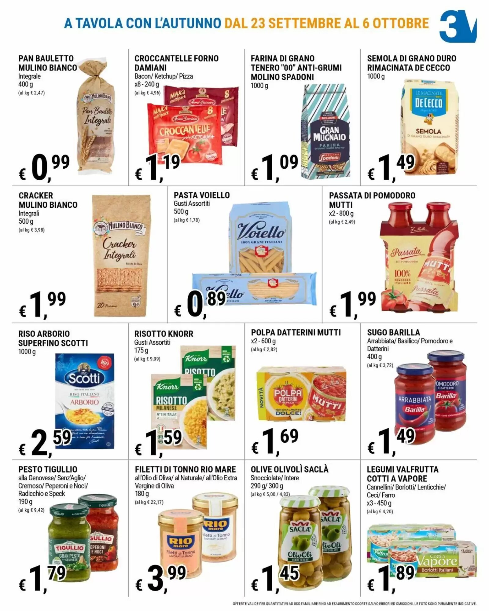 Volantino promozionale Tre Valli Supermercato  valide dal 23/09/2026 - Pagina 9.