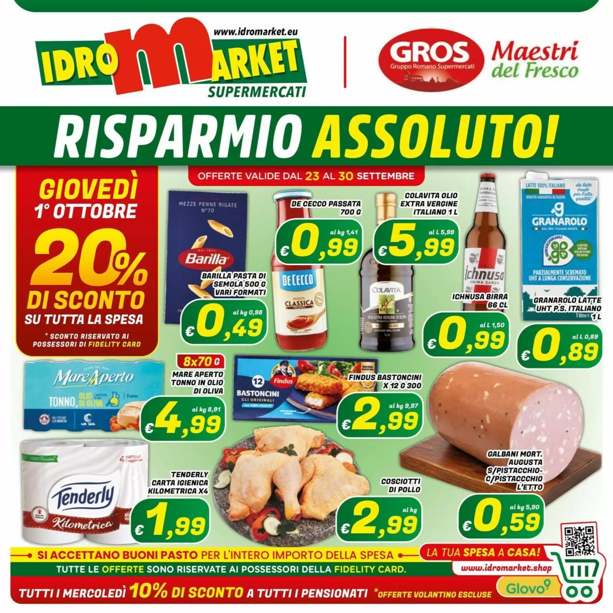 Volantino promozionale Idromarket  valide dal 23/09/2026 - Pagina 1.
