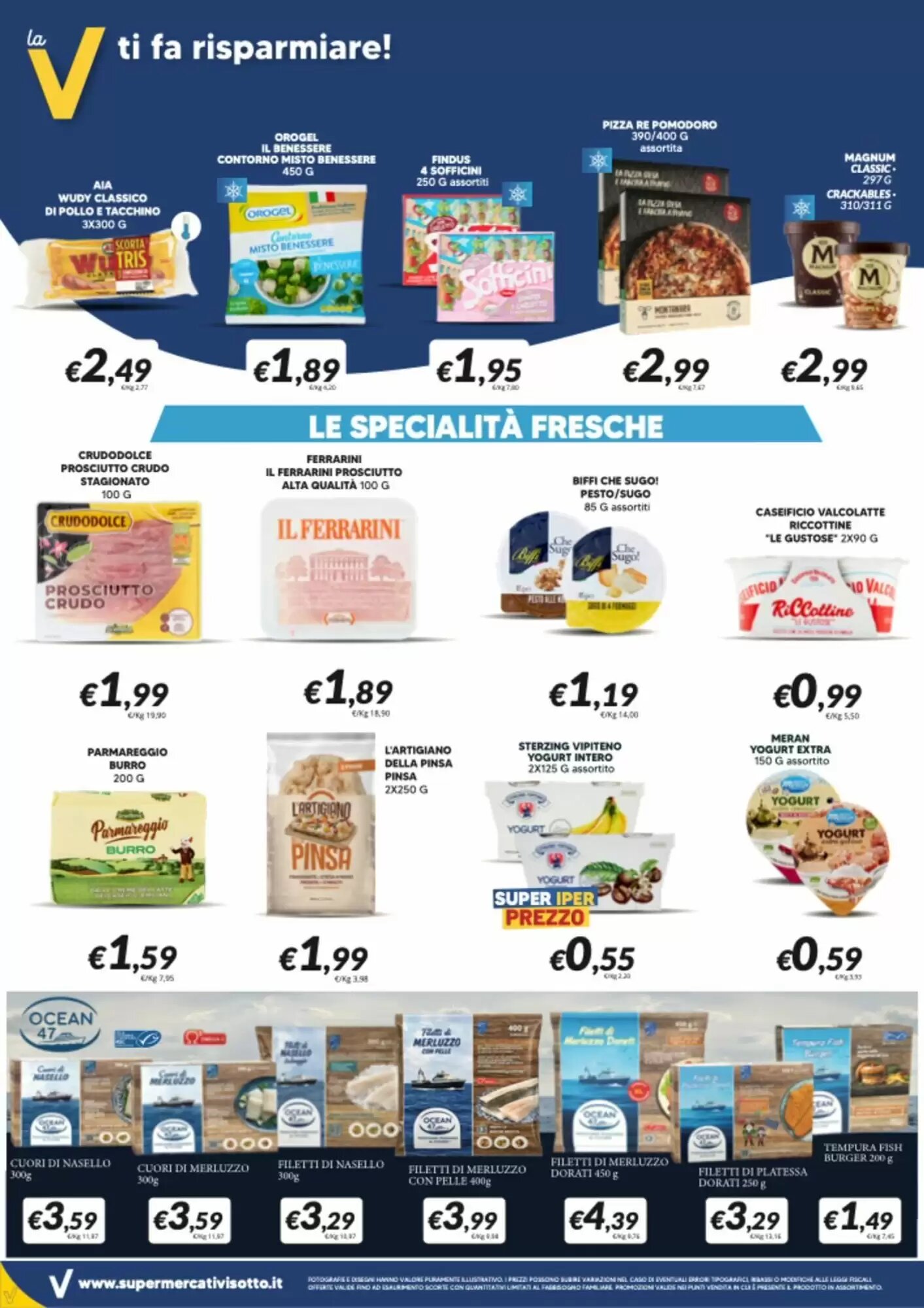 Volantino promozionale Supermercati Visotto  valide dal 23/09/2026 - Pagina 4.