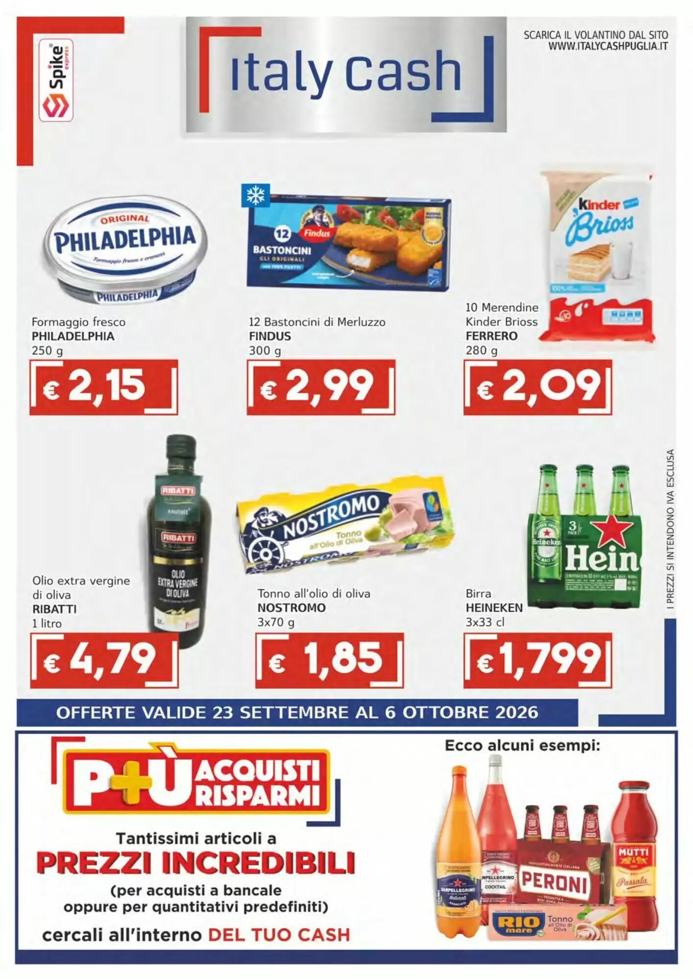Volantino promozionale Italy Cash valide dal 23/09/2026 - Pagina 1.