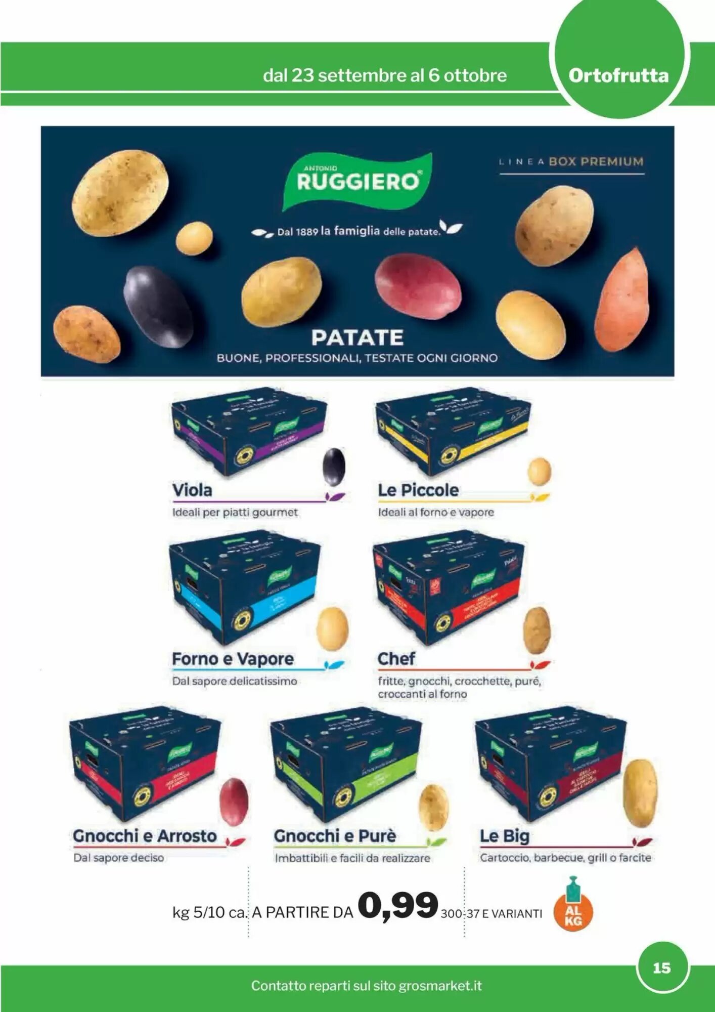 Volantino promozionale GrosMarket  valide dal 23/09/2026 - Pagina 15.