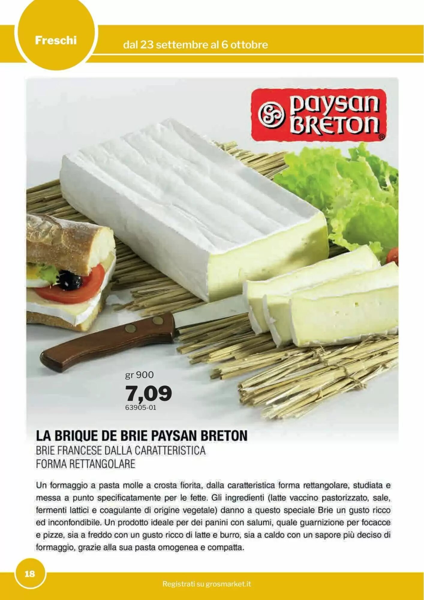 Volantino promozionale GrosMarket  valide dal 23/09/2026 - Pagina 18.